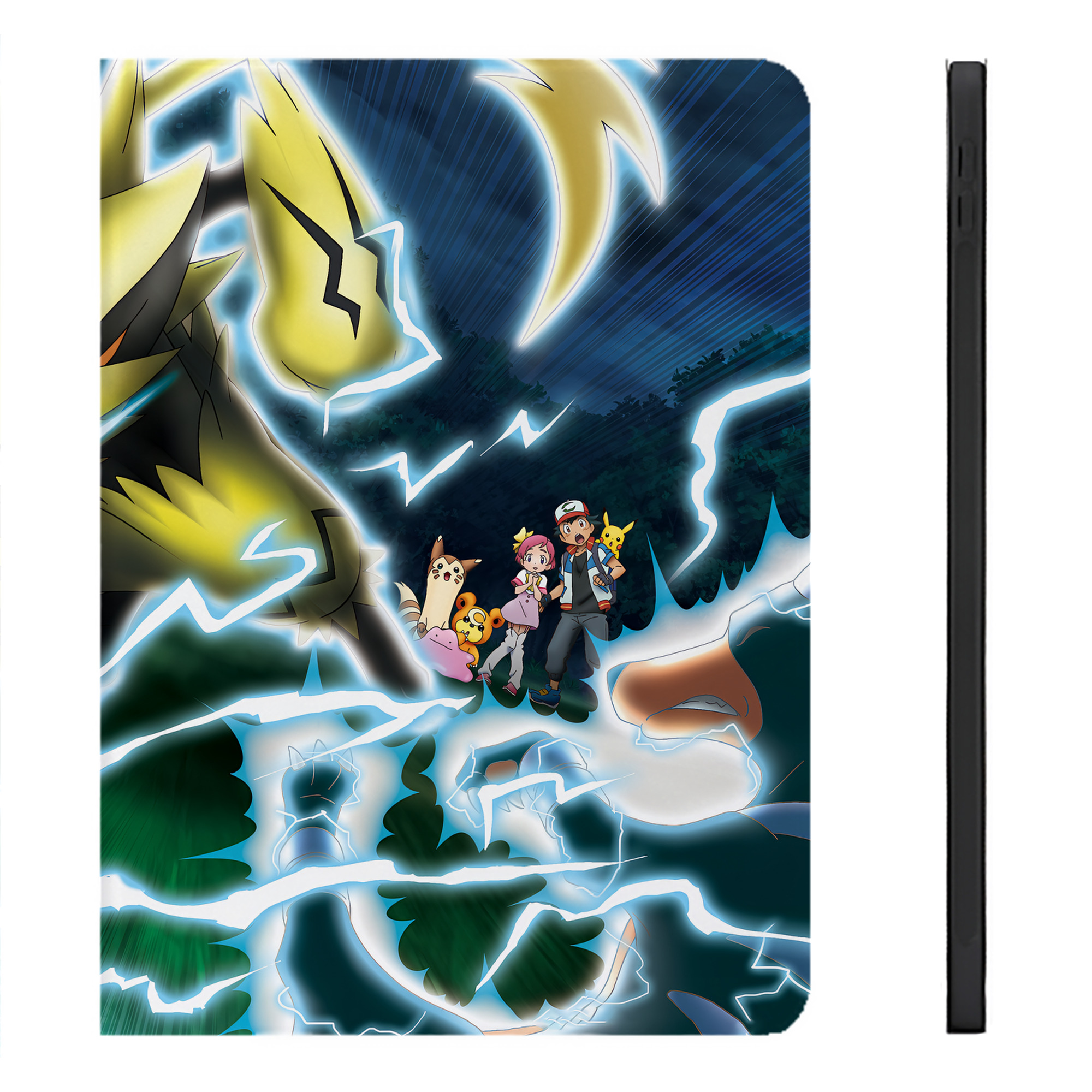 （画像用） ポケットモンスター Pokémon IPadケース ペンホルダー付き ブックスタイルデザイン